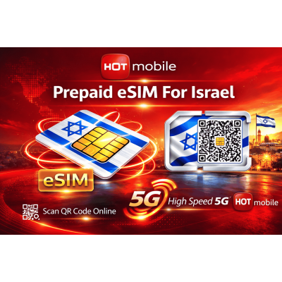 Israel eSIM Hot Mobile Prepaid